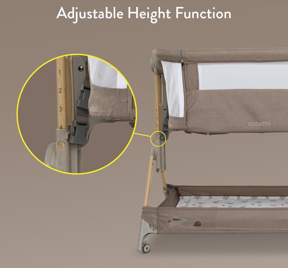 Cosatto Bedside Crib Lollop