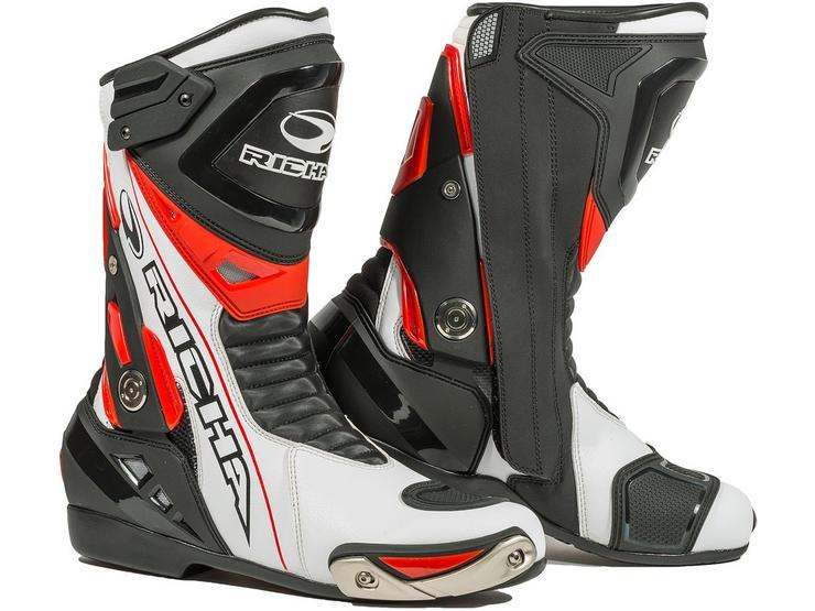 Richa Blade Boots - Black/White/Red