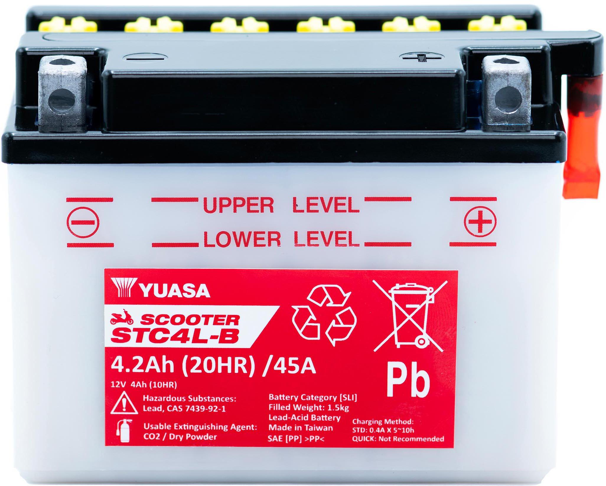 Yuasa STC4L-B 12V Scooter Battery