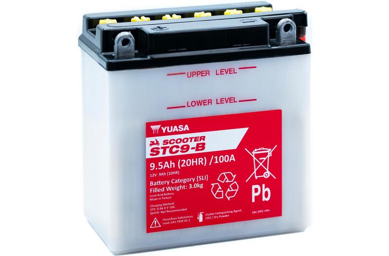 Yuasa STC9-B 12V Scooter Battery Yuasa STC9-B 12V Scooter Battery