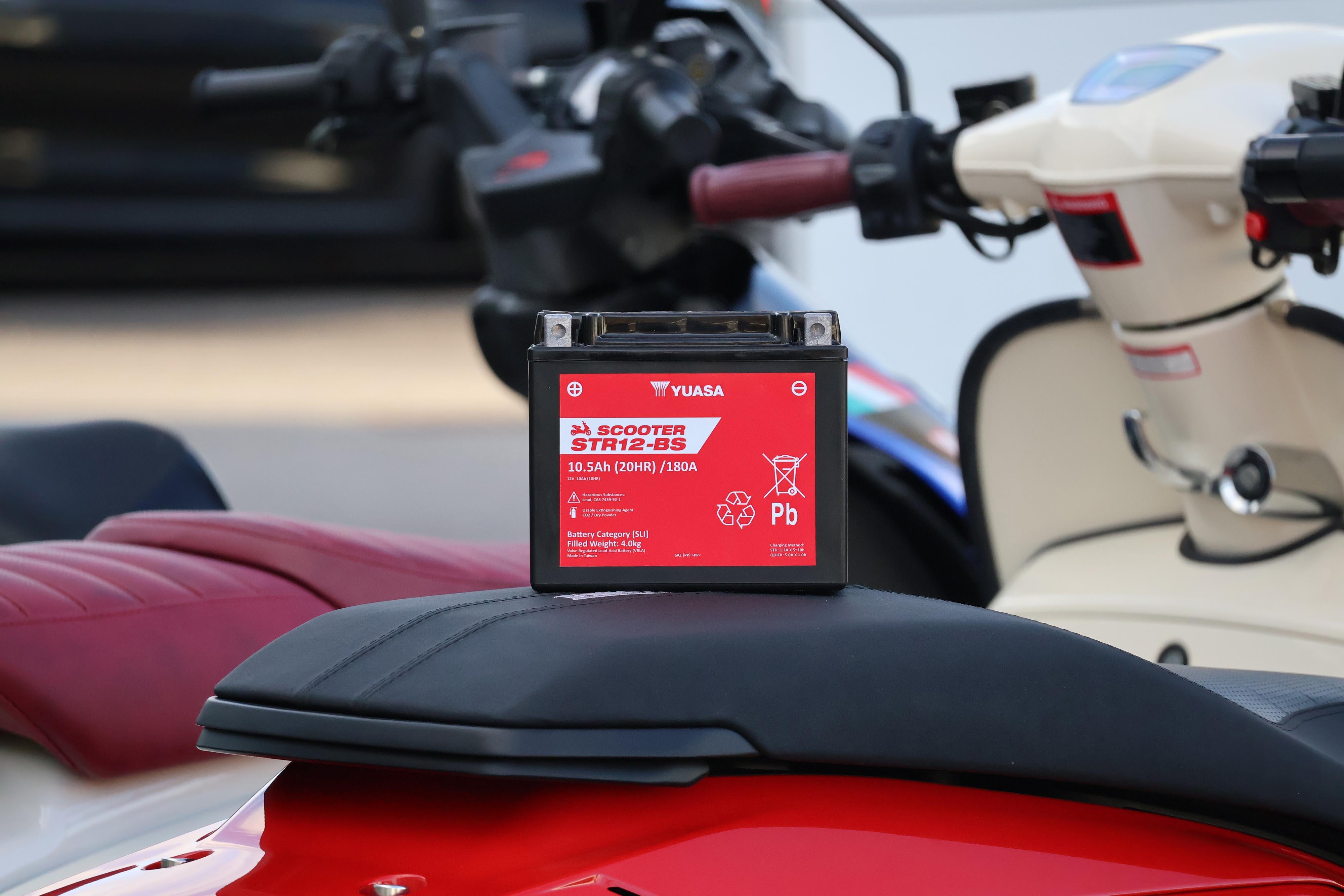 Yuasa STR12-BS 12V MF VRLA Scooter Battery