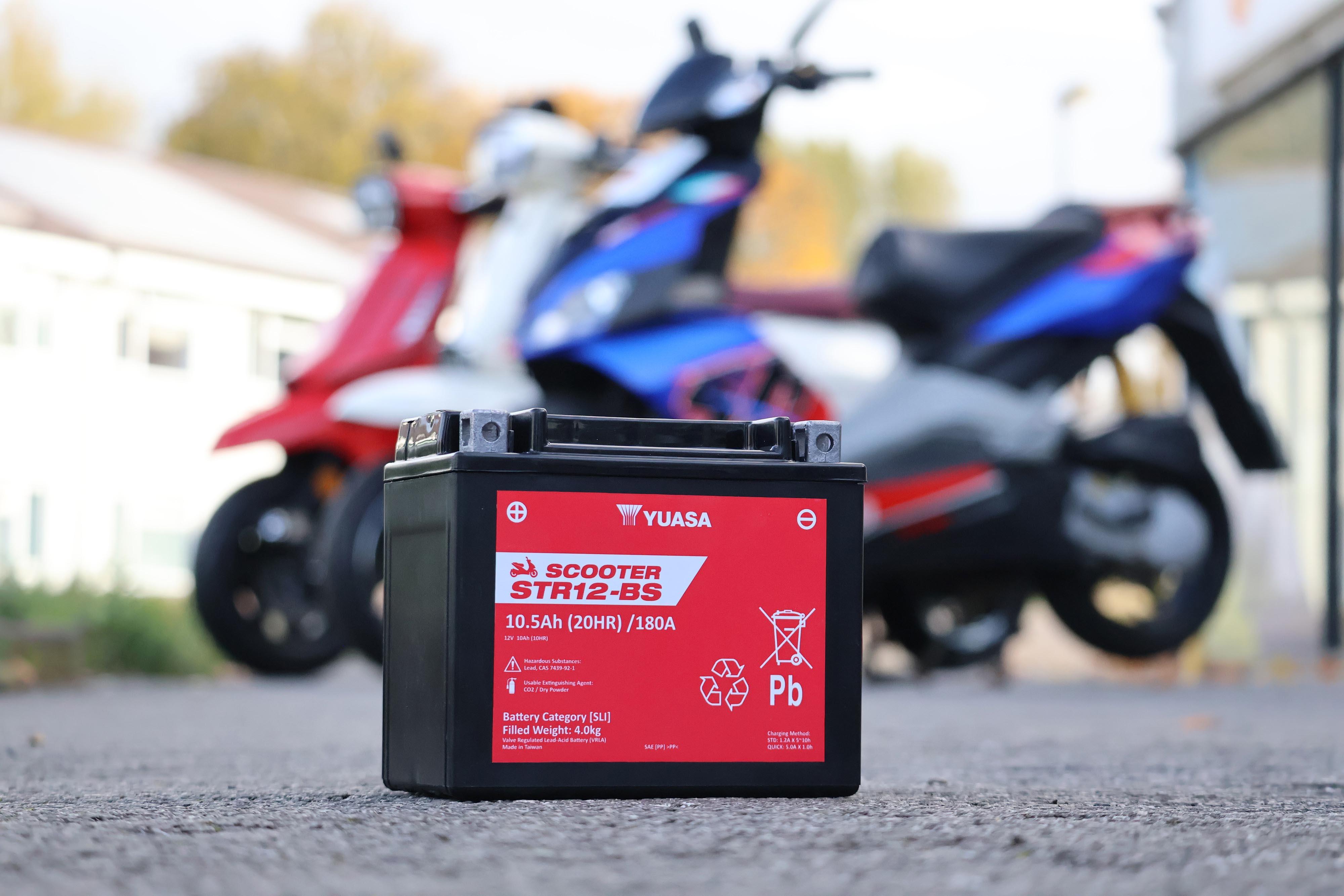 Yuasa STR12-BS 12V MF VRLA Scooter Battery