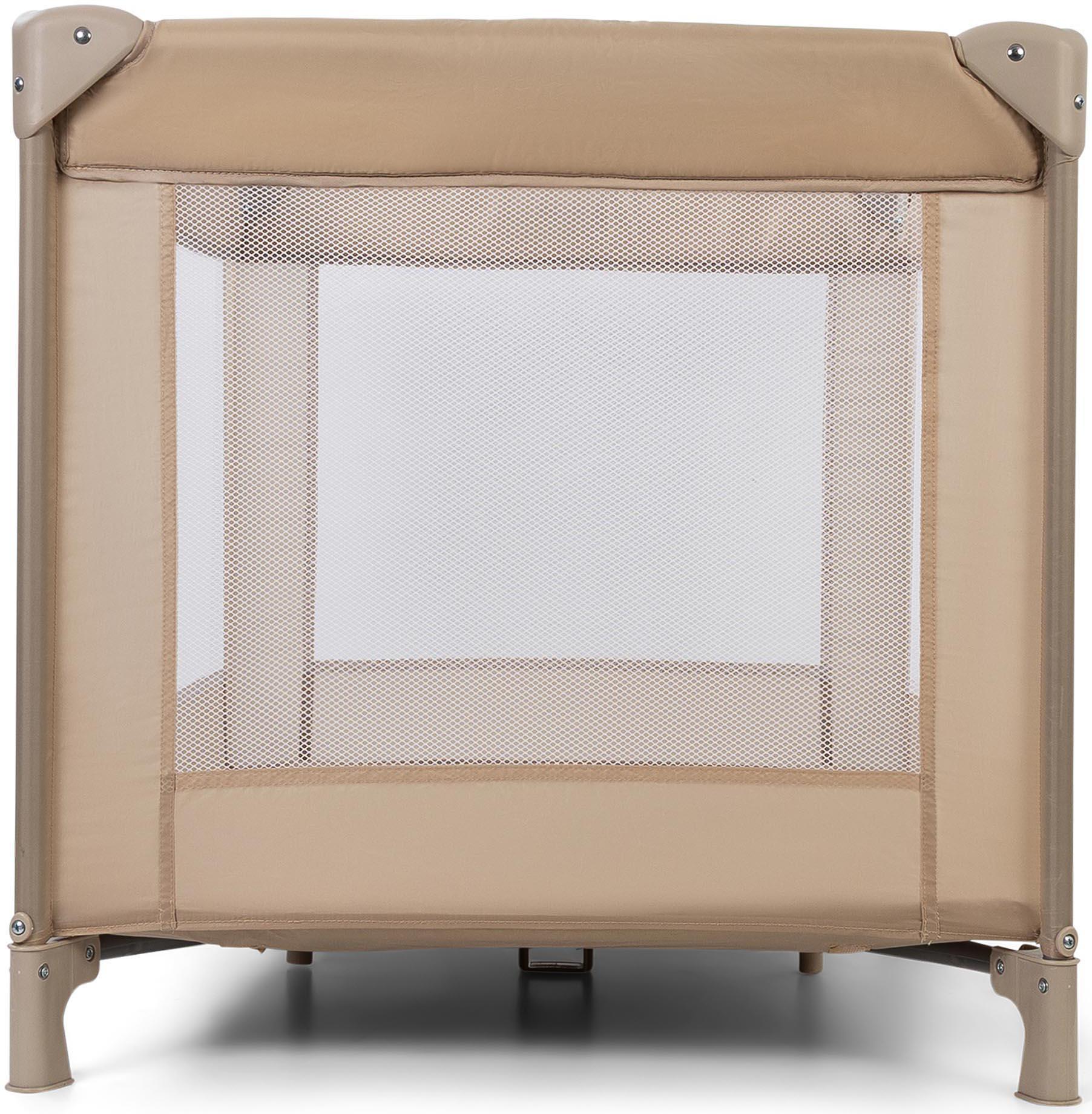 Red Kite Sleeptight Travel Cot Biscotti