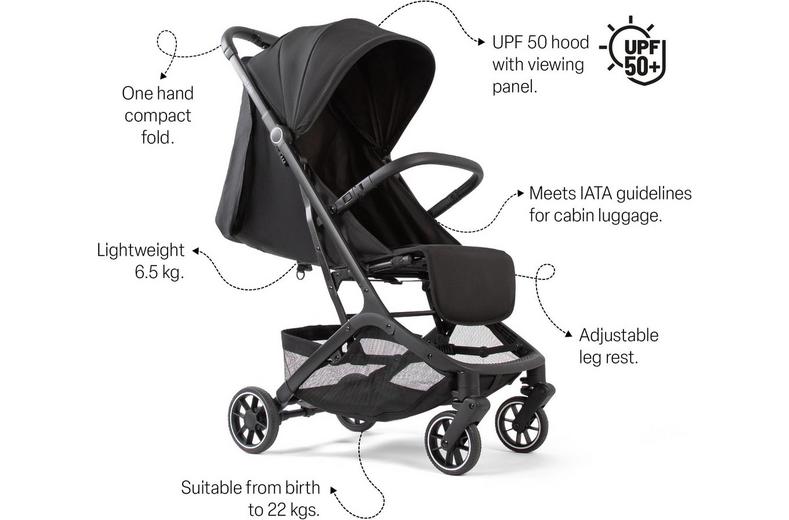 Red Kite Push Me Explore Stroller - Black Red Kite Push Me Explore Stroller - Black