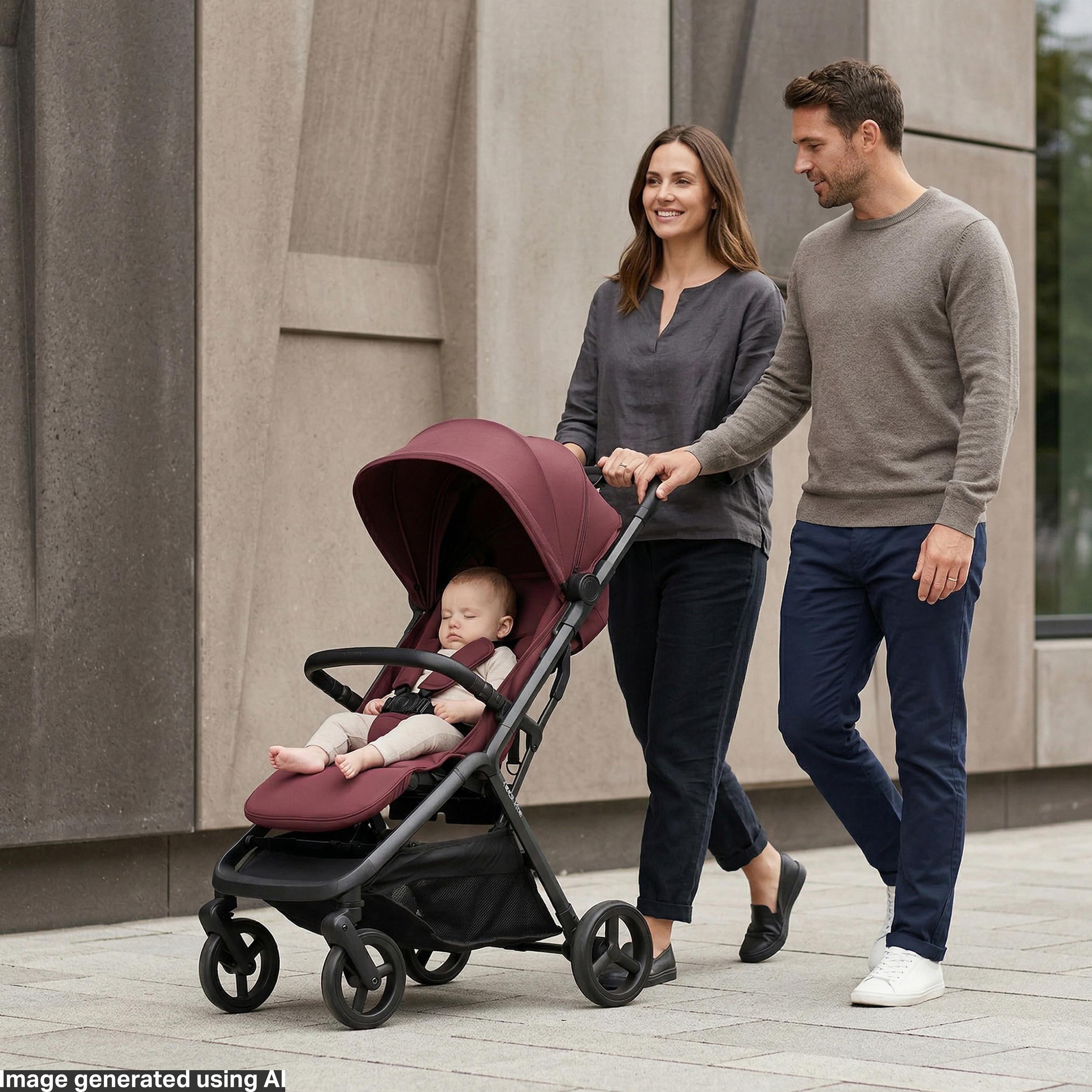 Red Kite Push Me Explore Stroller - Black