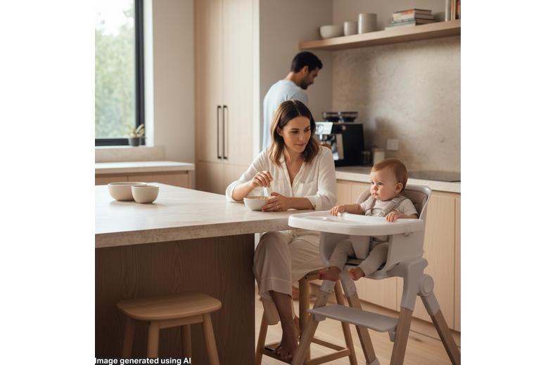 Red Kite Feed Me Orbit Highchair - White Red Kite Feed Me Orbit Highchair - White
