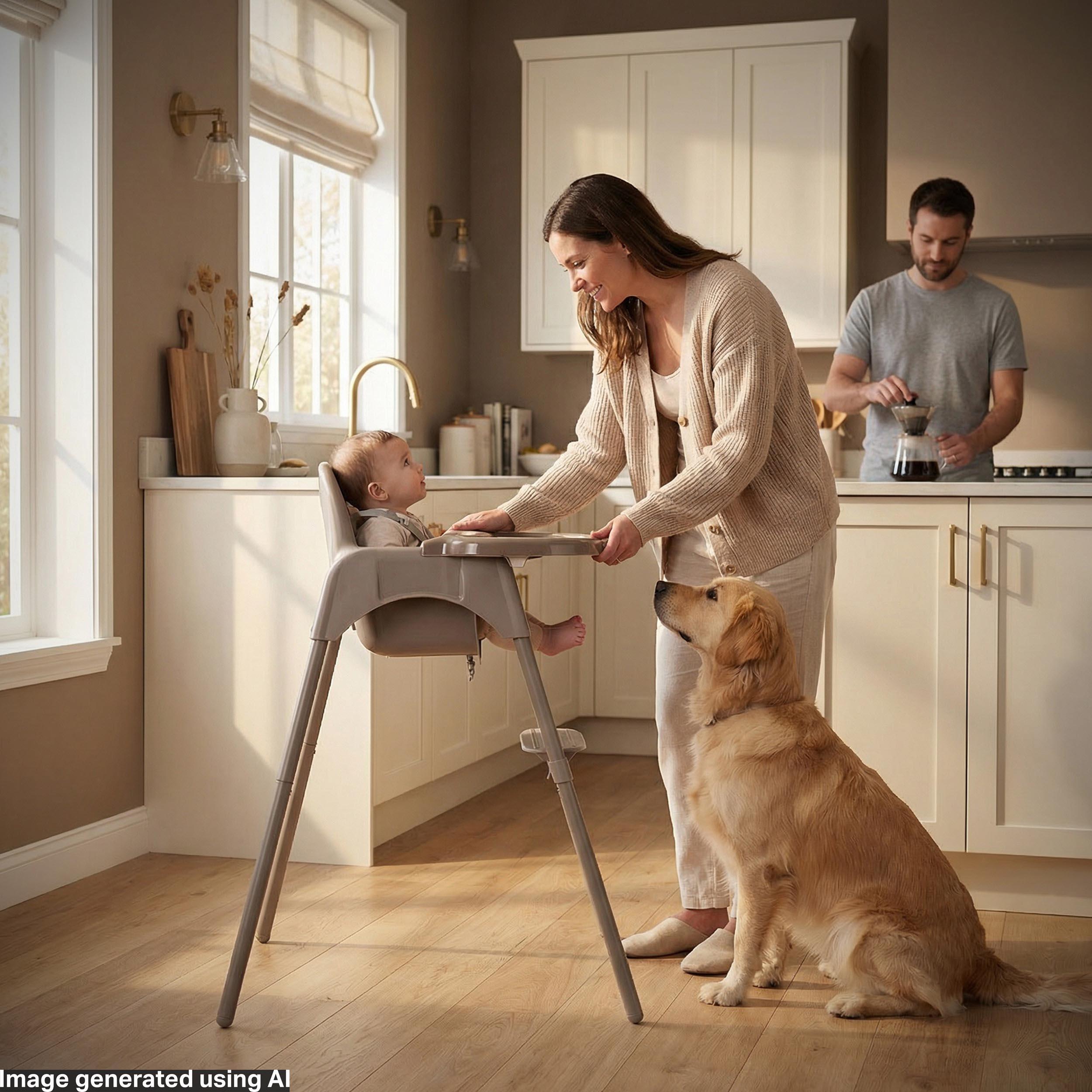 Red Kite Feed Me Go Highchair - Truffle