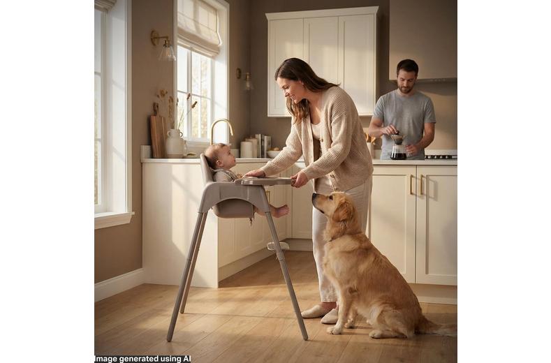 Red Kite Feed Me Go Highchair - Truffle Red Kite Feed Me Go Highchair - Truffle