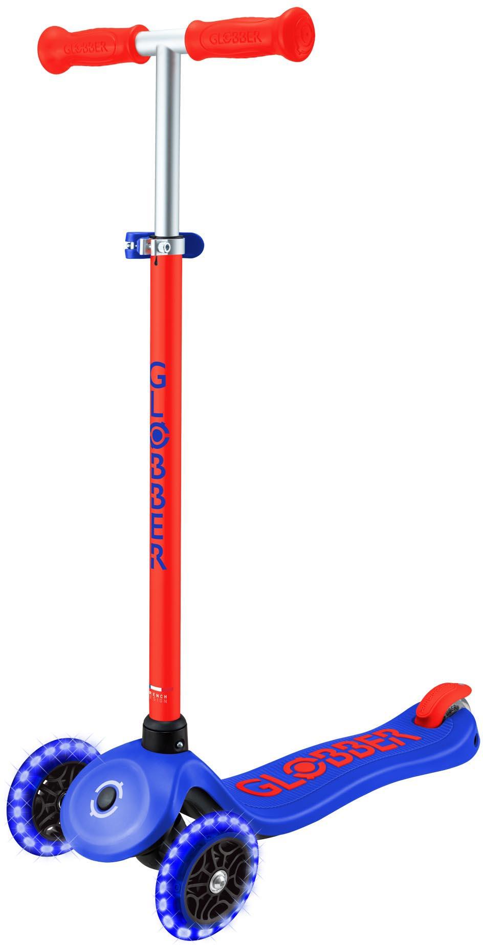 Globber Neon LED Scooter - Purple/Pink