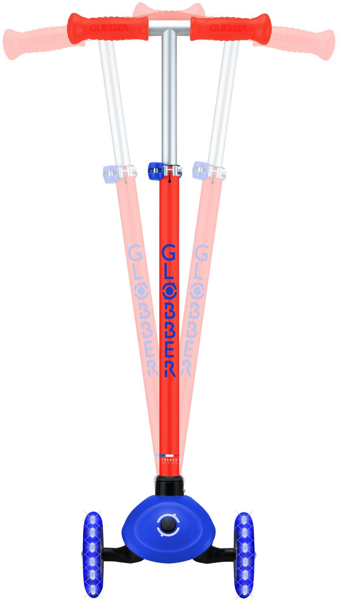 Globber Neon LED Scooter - Purple/Pink