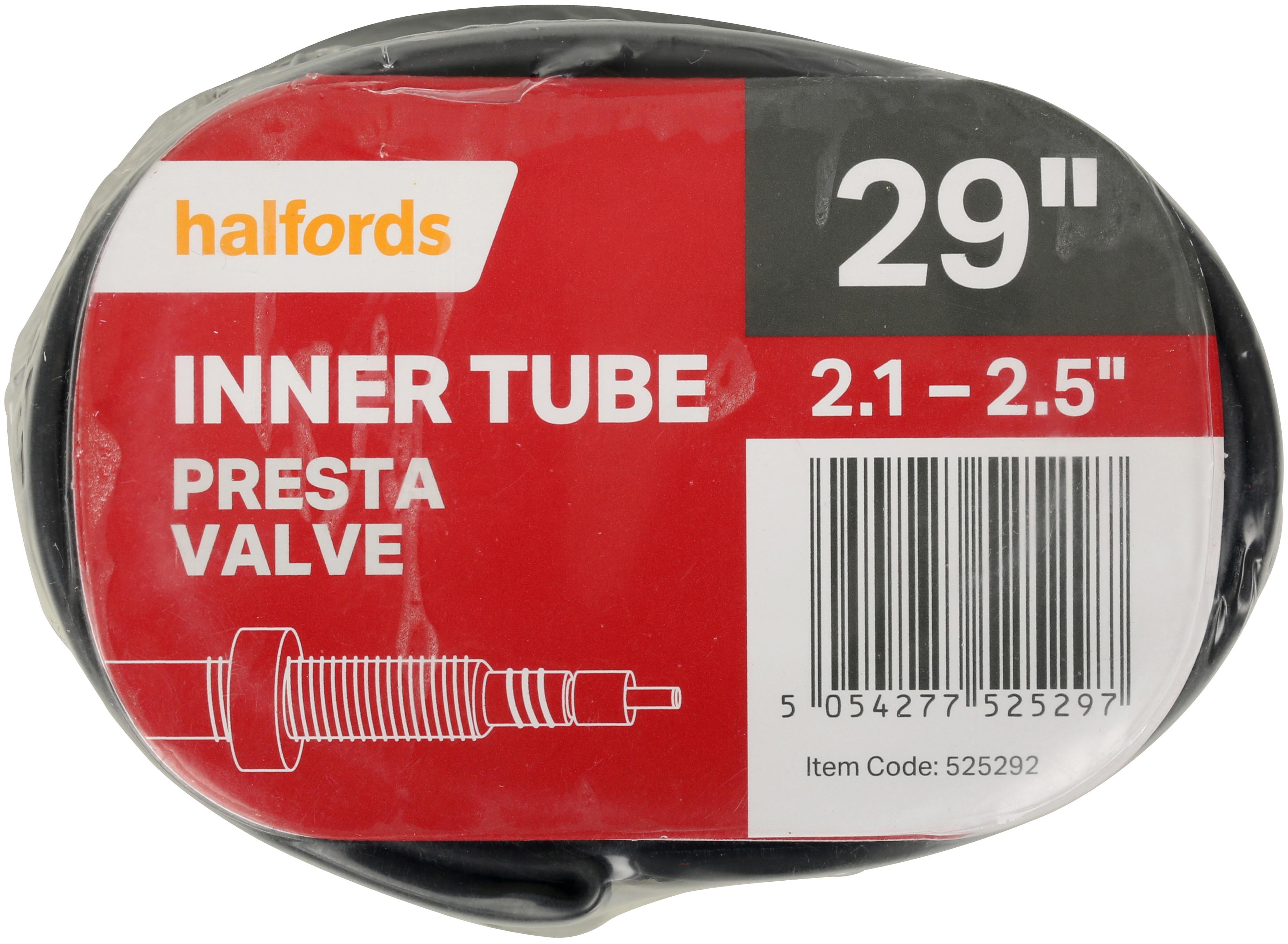 Halfords Bike Inner Tube, 29 Inch X 2.1 - 2.5 Inch, Presta