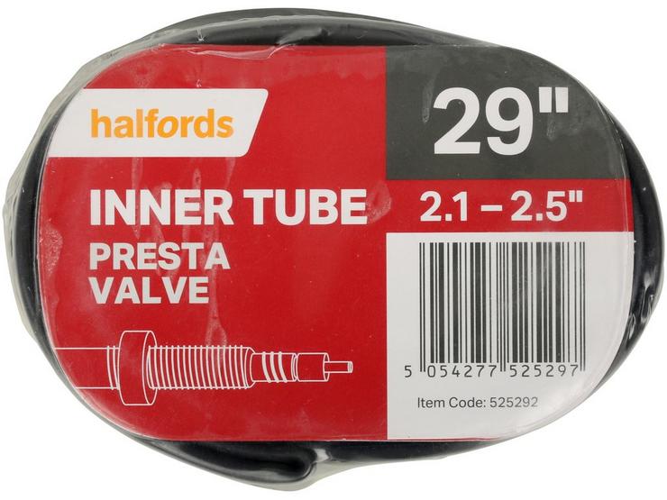 Halfords Bike Inner Tube, 29" x 2.1 - 2.5", Presta