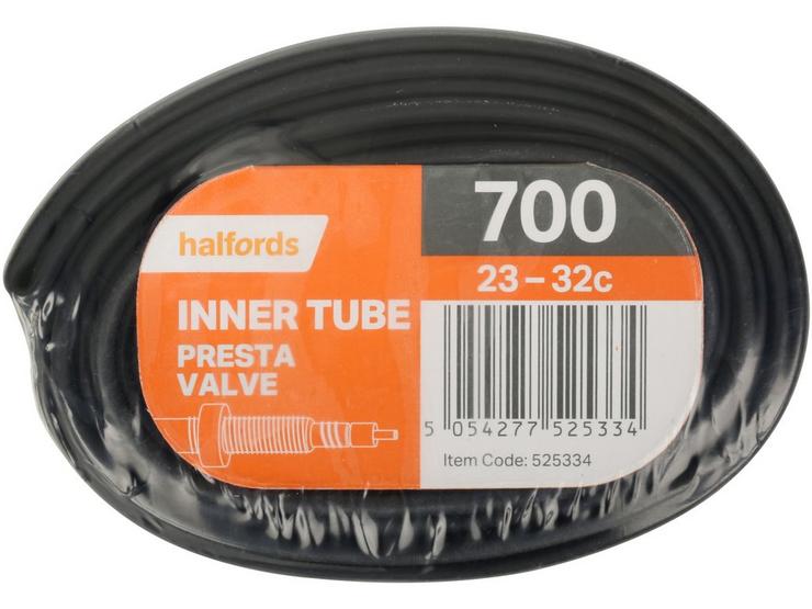 Halfords Inner Tube, 700c x 23-32c, Presta