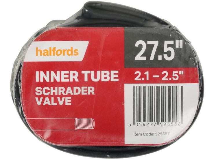 Halfords Bike Inner Tube, 27.5" x 2.1-2.5", Schrader