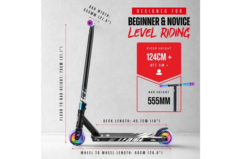 CORE CB1 Beginner Stunt Scooter - Black/Neo CORE CB1 Beginner Stunt Scooter - Black/Neo