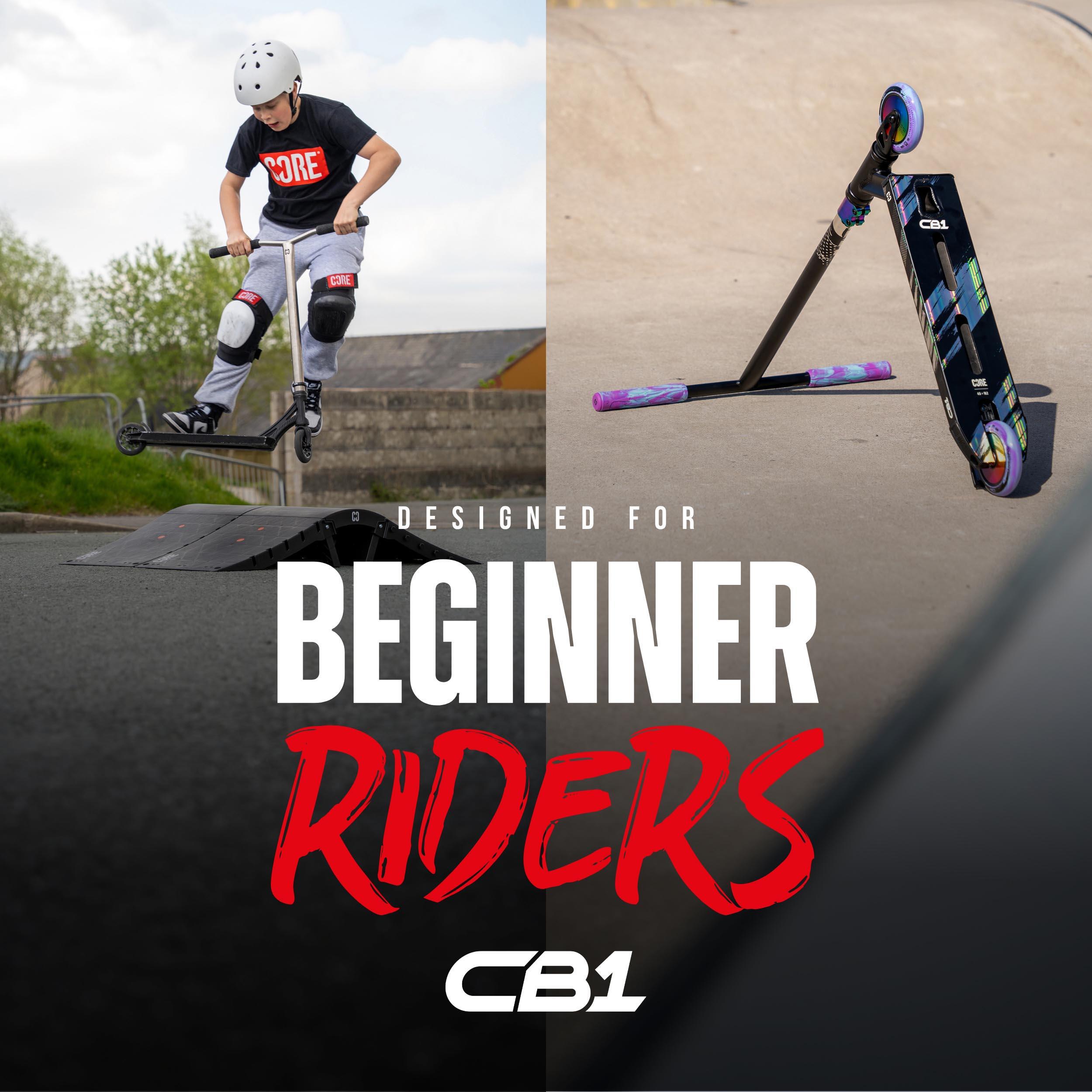 CORE CB1 Beginner Stunt Scooter - Black/Neo