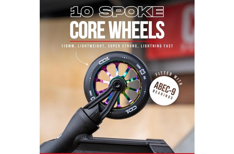 CORE CD1 Complete Stunt Scooter – NeoChrome/Black CORE CD1 Complete Stunt Scooter – NeoChrome/Black