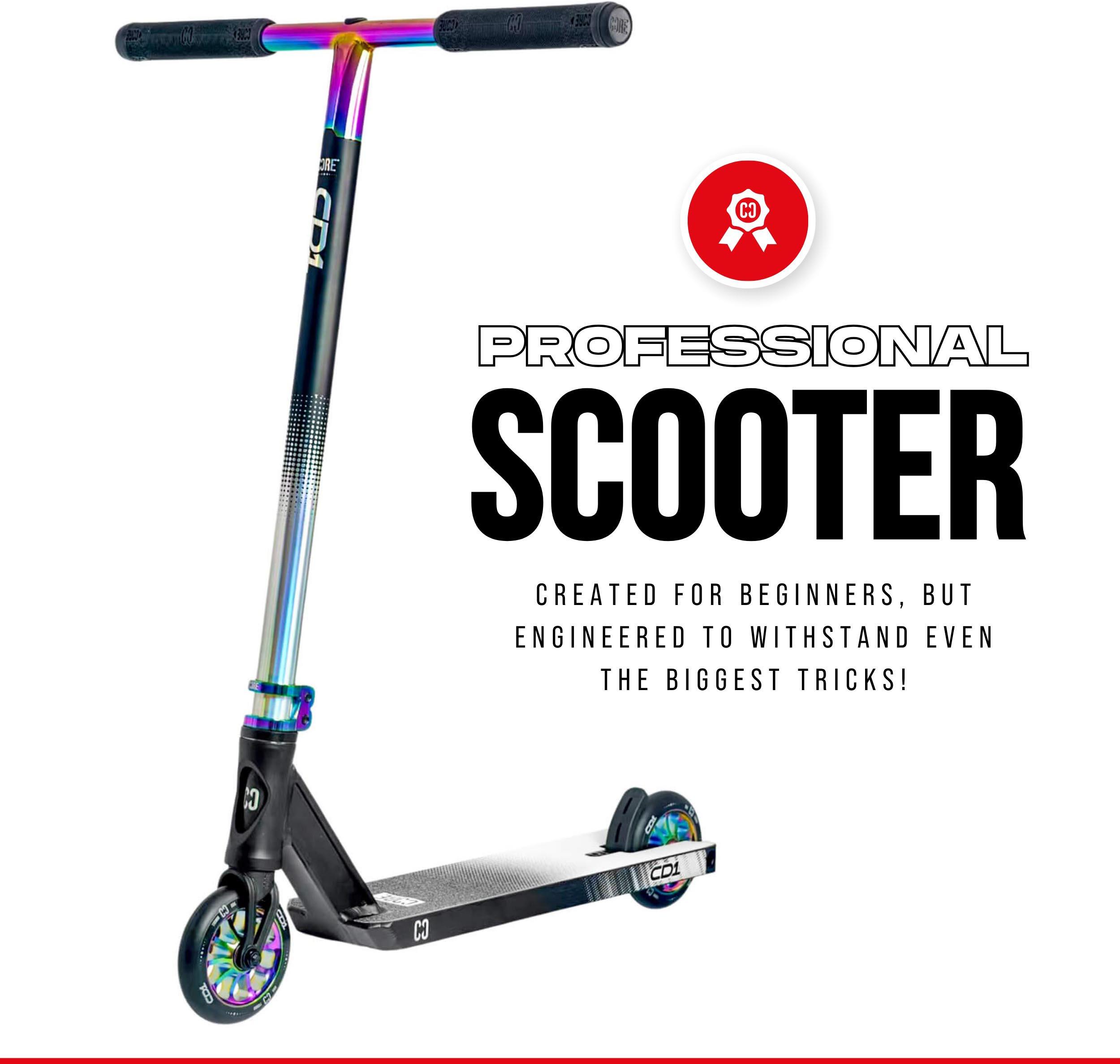 CORE CD1 Complete Stunt Scooter – NeoChrome/Black