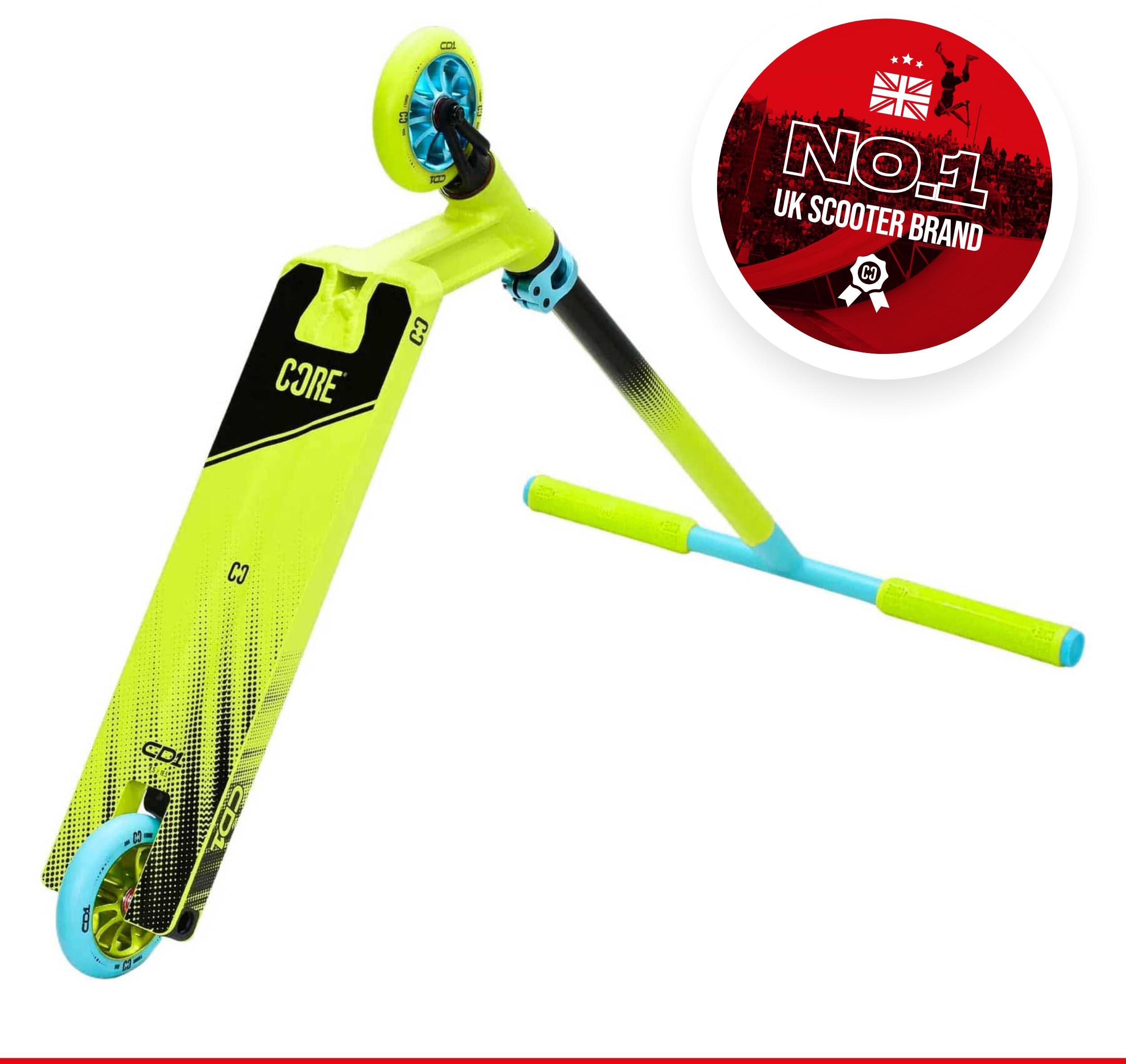 CORE CD1 Complete Stunt Scooter – Lime/Teal