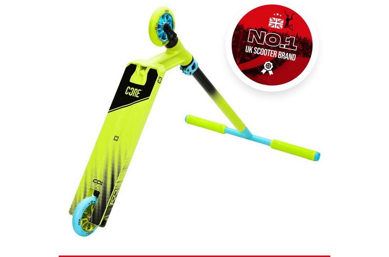 CORE CD1 Complete Stunt Scooter – Lime/Teal CORE CD1 Complete Stunt Scooter – Lime/Teal