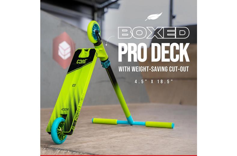 CORE CD1 Complete Stunt Scooter – Lime/Teal CORE CD1 Complete Stunt Scooter – Lime/Teal