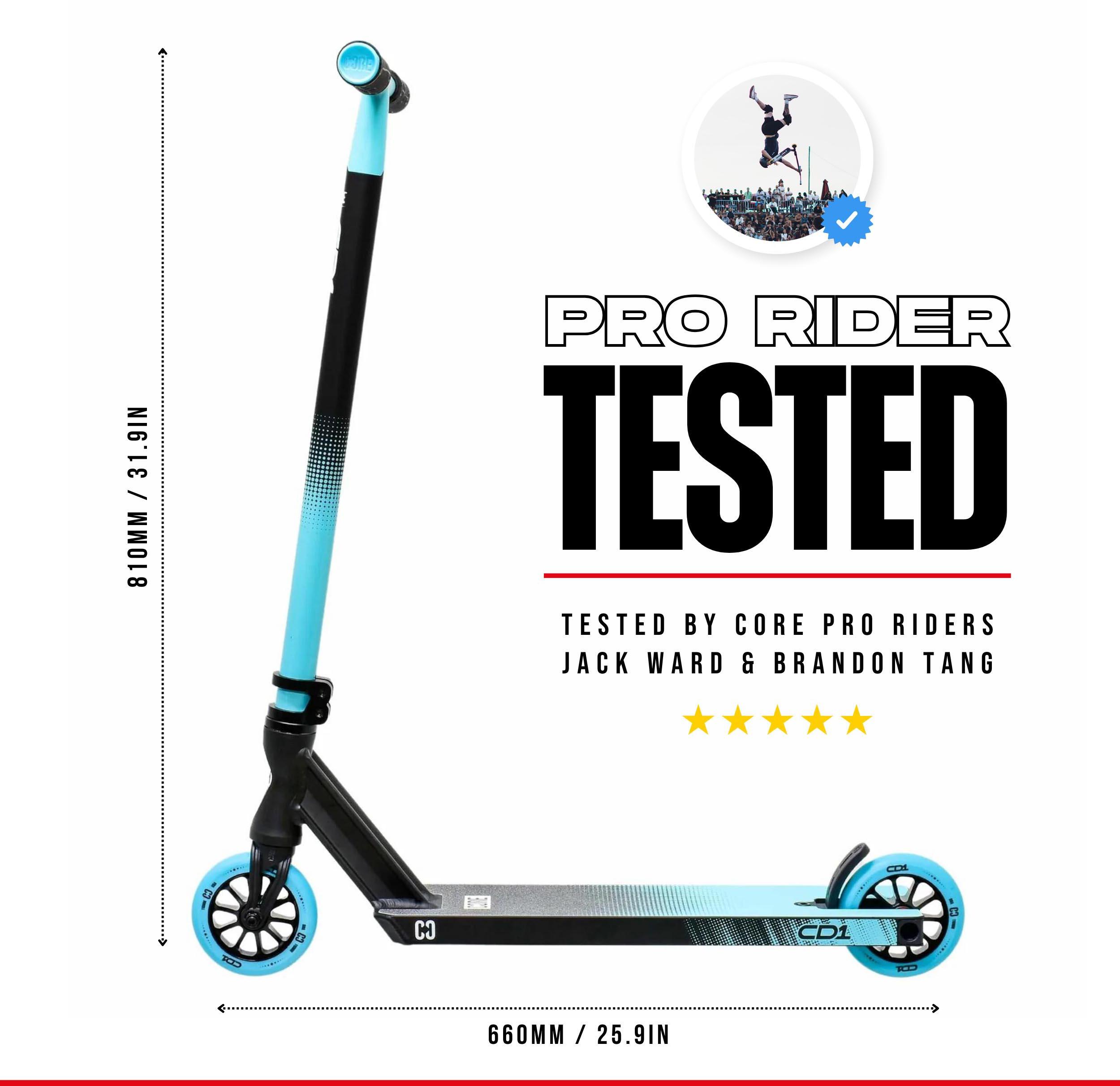 CORE CD1 Complete Stunt Scooter – Blue/Black
