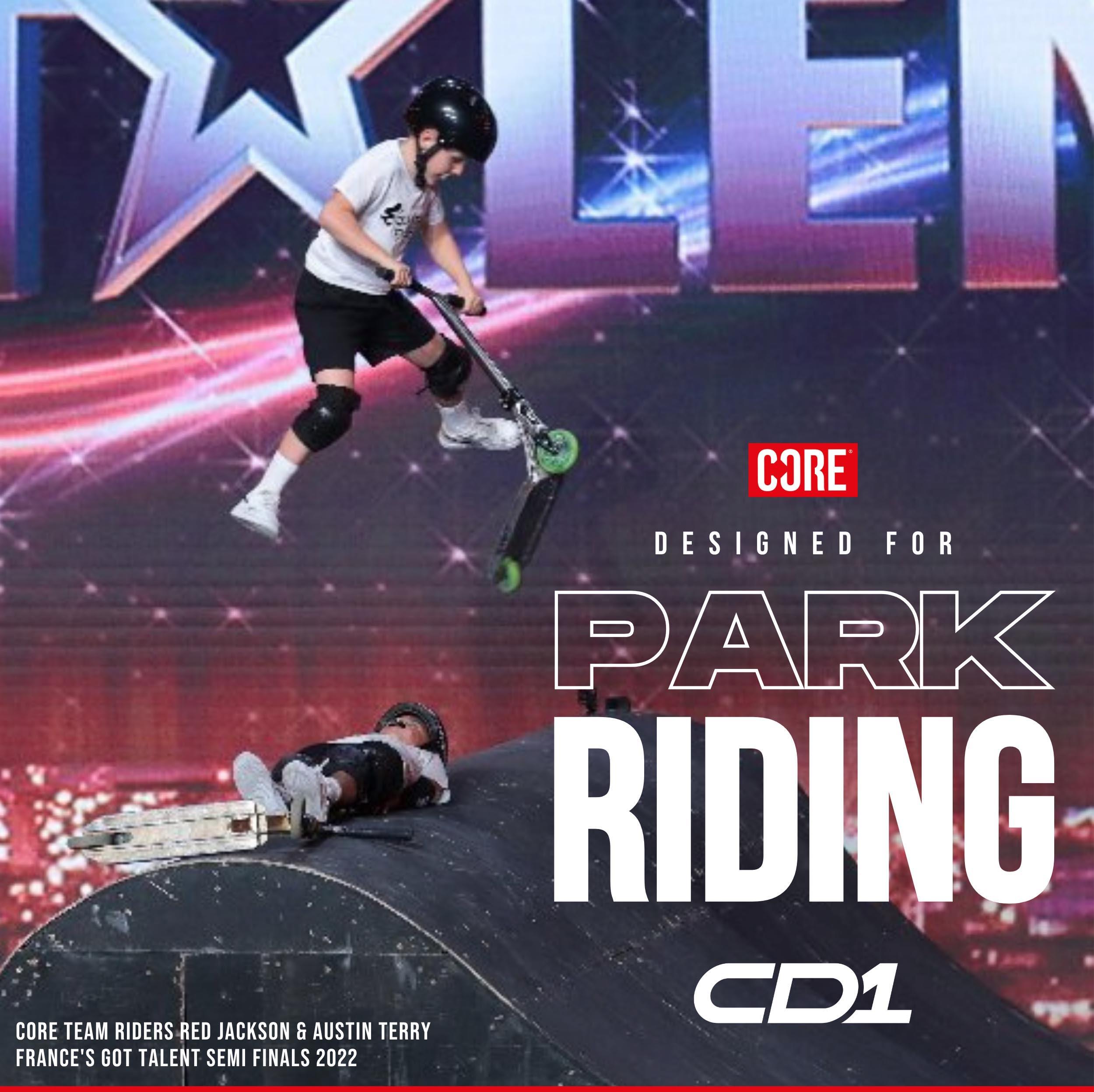 CORE CD1 Complete Stunt Scooter – Blue/Black