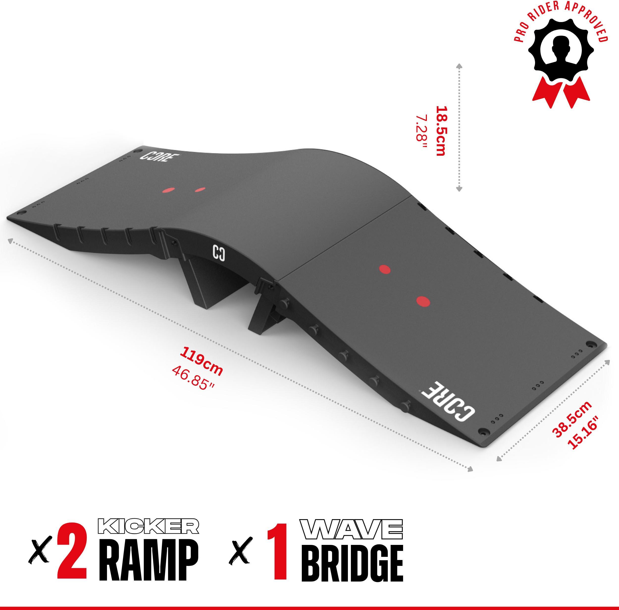 CORE Skate Ramp - Mini Wave Foldable Ramp Set