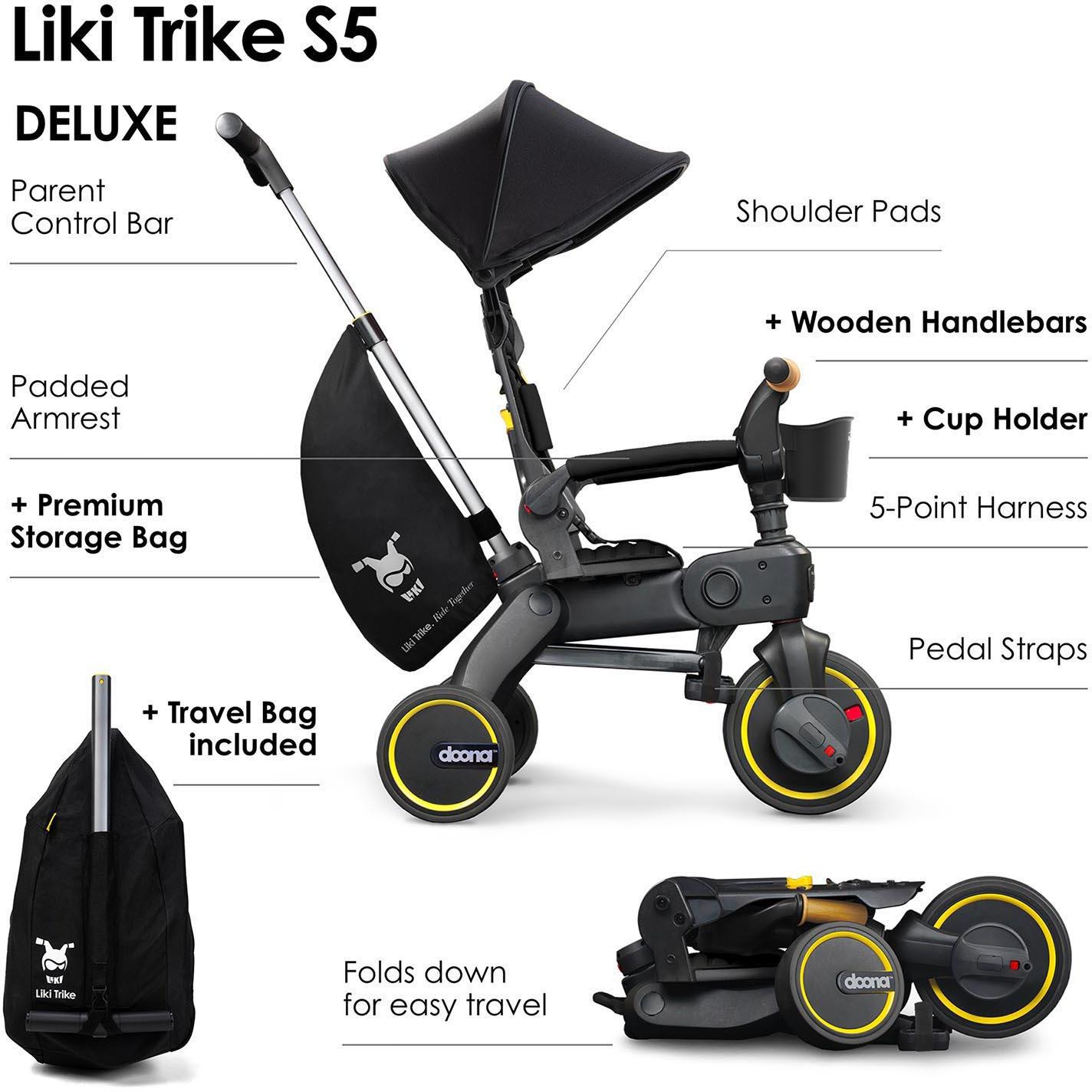 Doona Liki Trike S5- Nitro Black