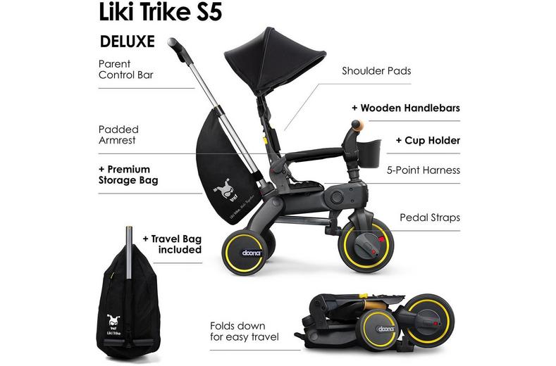 Doona Liki Trike S5- Nitro Black Doona Liki Trike S5- Nitro Black