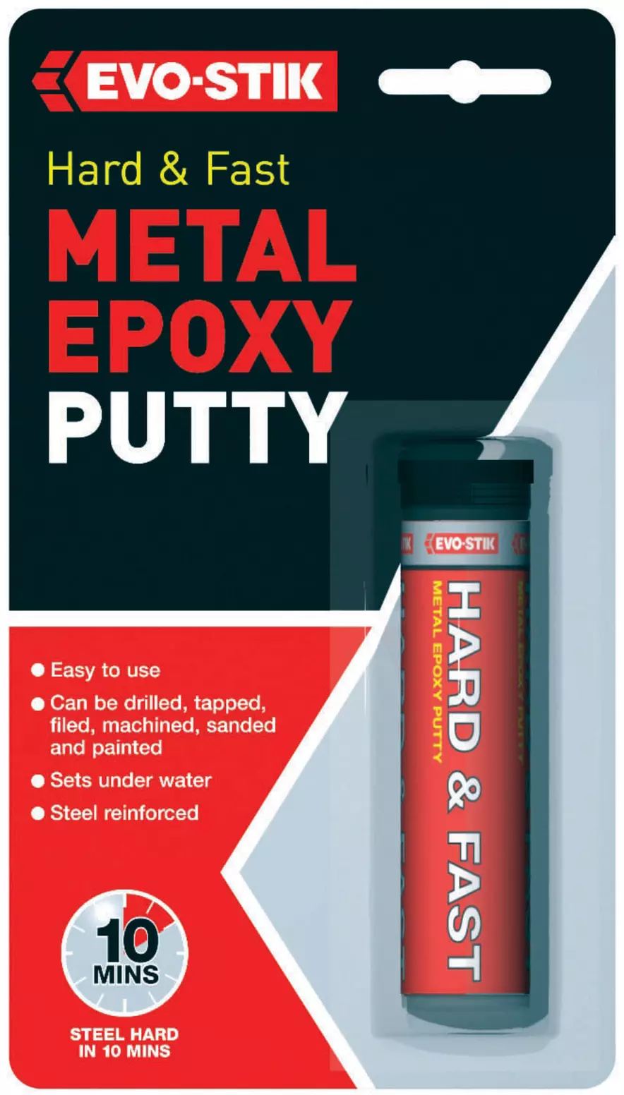 EVO-STIK Hard And Fast Metal Epoxy Putty 50gm