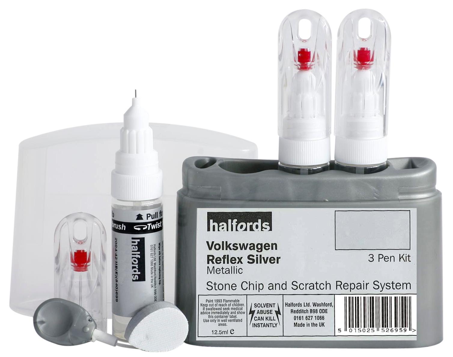 Halfords Volkswagen Reflex Silver Scratch & Chip Repair Kit Halfords UK