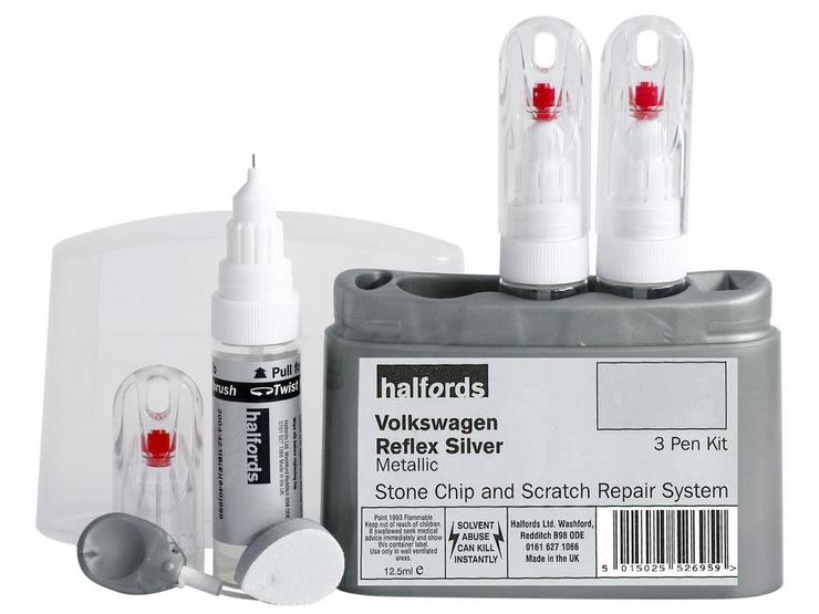 Halfords Volkswagen Reflex Silver Scratch & Chip Repair Kit