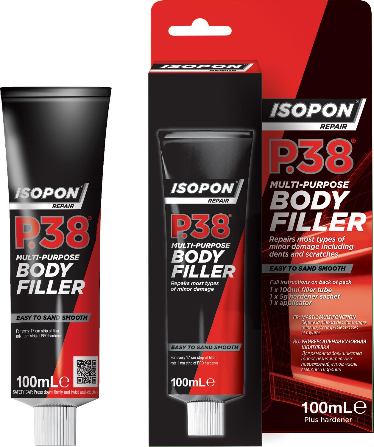 Isopon P.38 Multi Purpose Body Filler - 100ml Tube