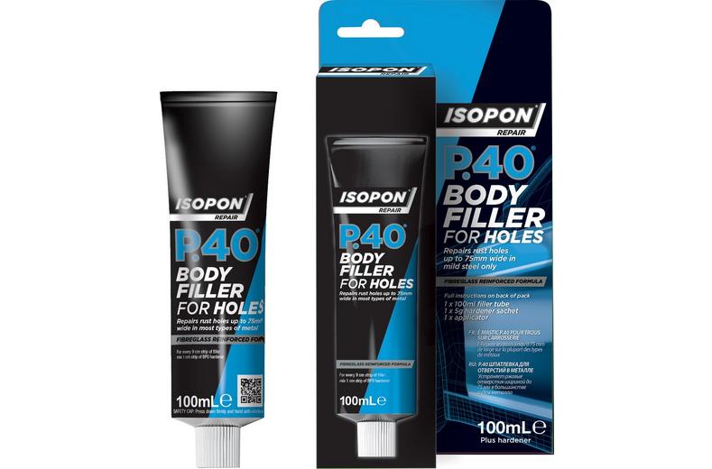 Isopon P.40 Body Filler For Holes - 100ml Tube Isopon P.40 Body Filler For Holes - 100ml Tube