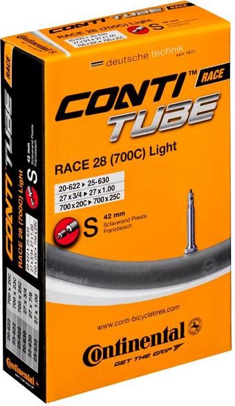 Continental Race Supersonic Presta Inner Tube