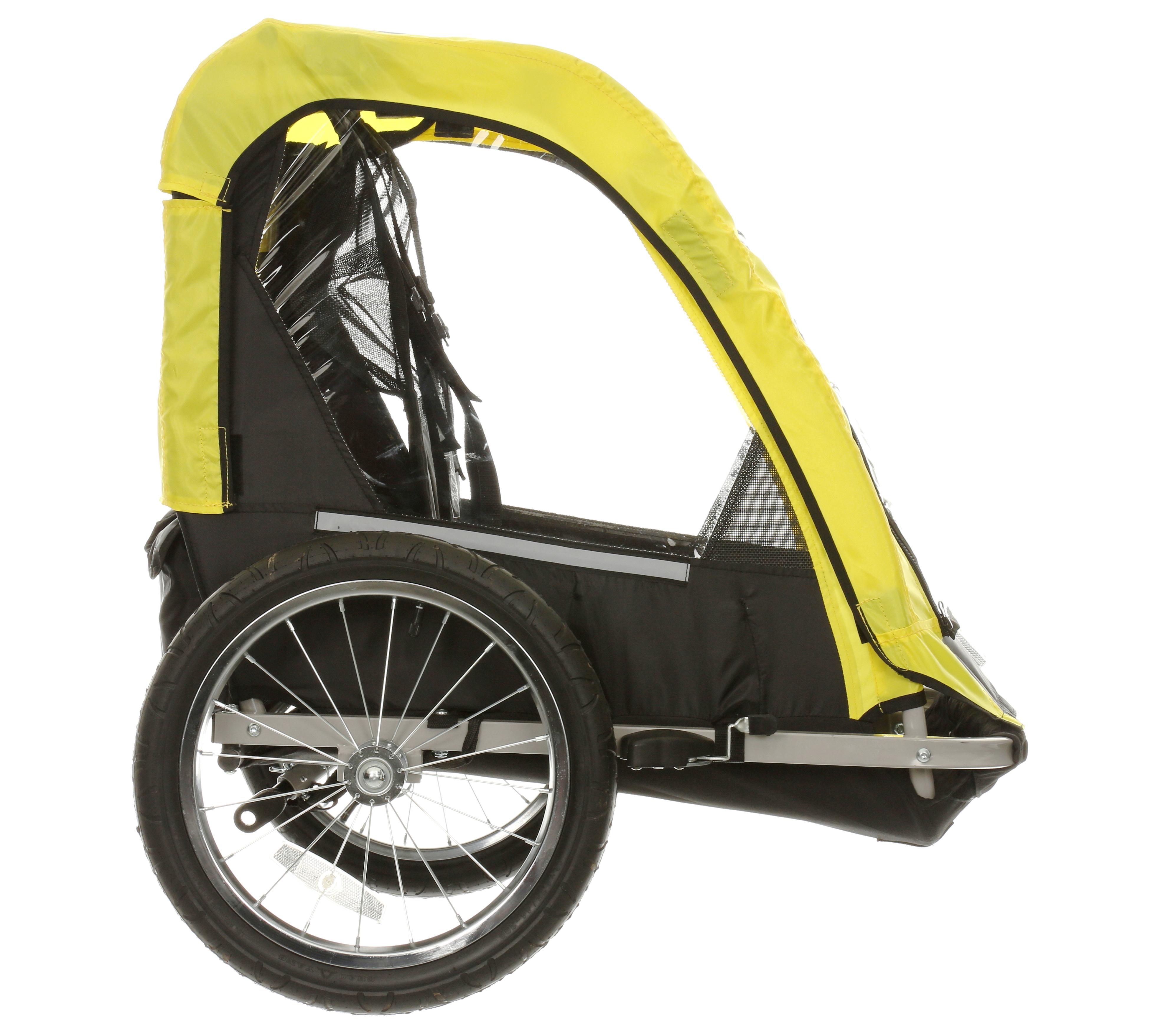 halfords double buggy child bike trailer