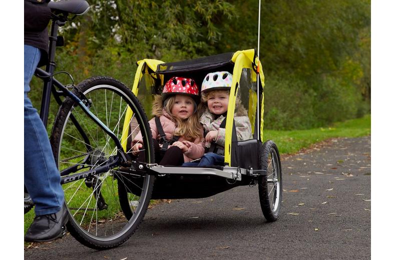 Halfords Double Child Bike Trailer Halfords Double Child Bike Trailer