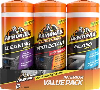 Armor All Wipes Cleaning Kit (3x30ct)