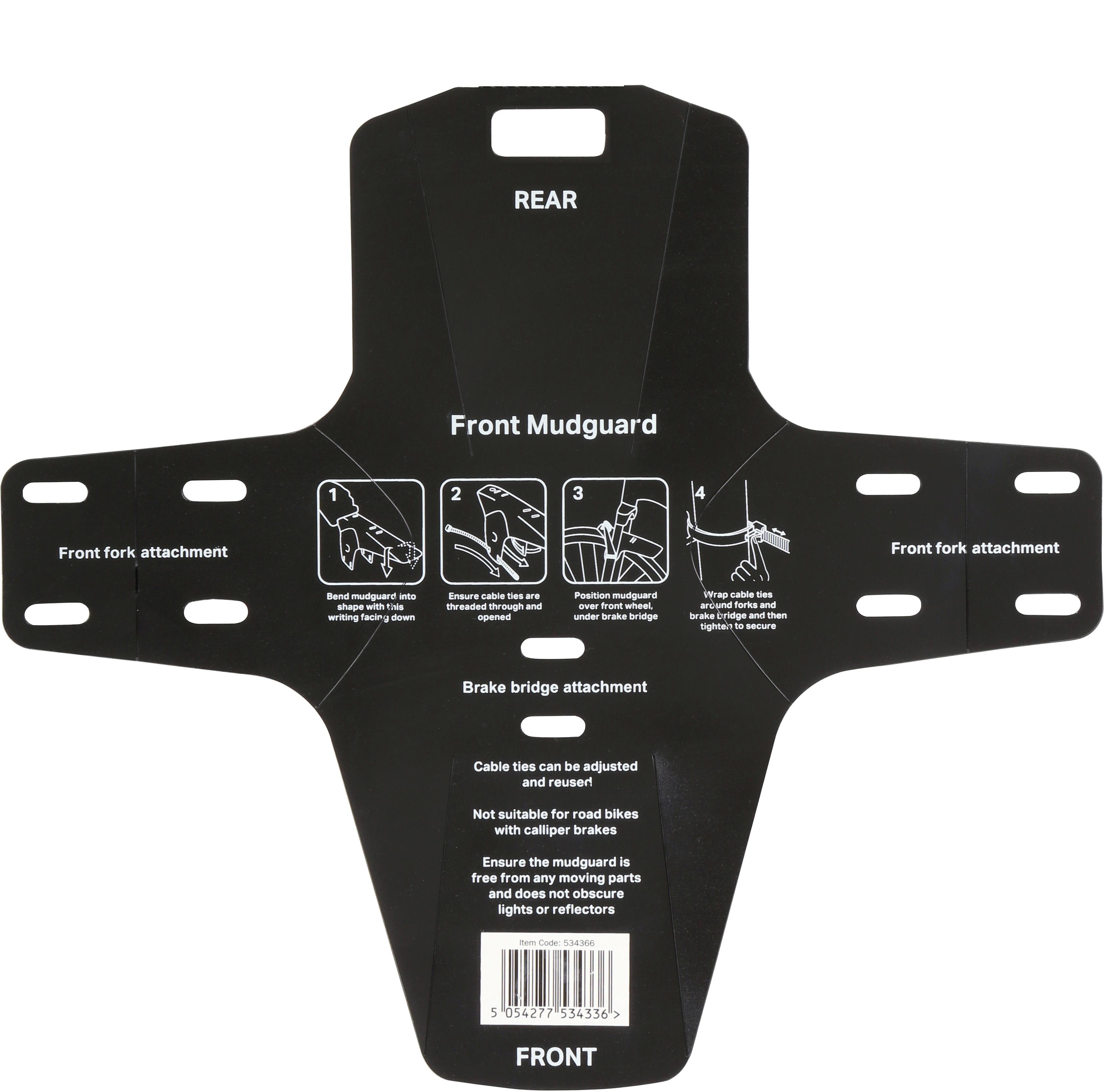 Halfords Quick Fit Front Mudguard