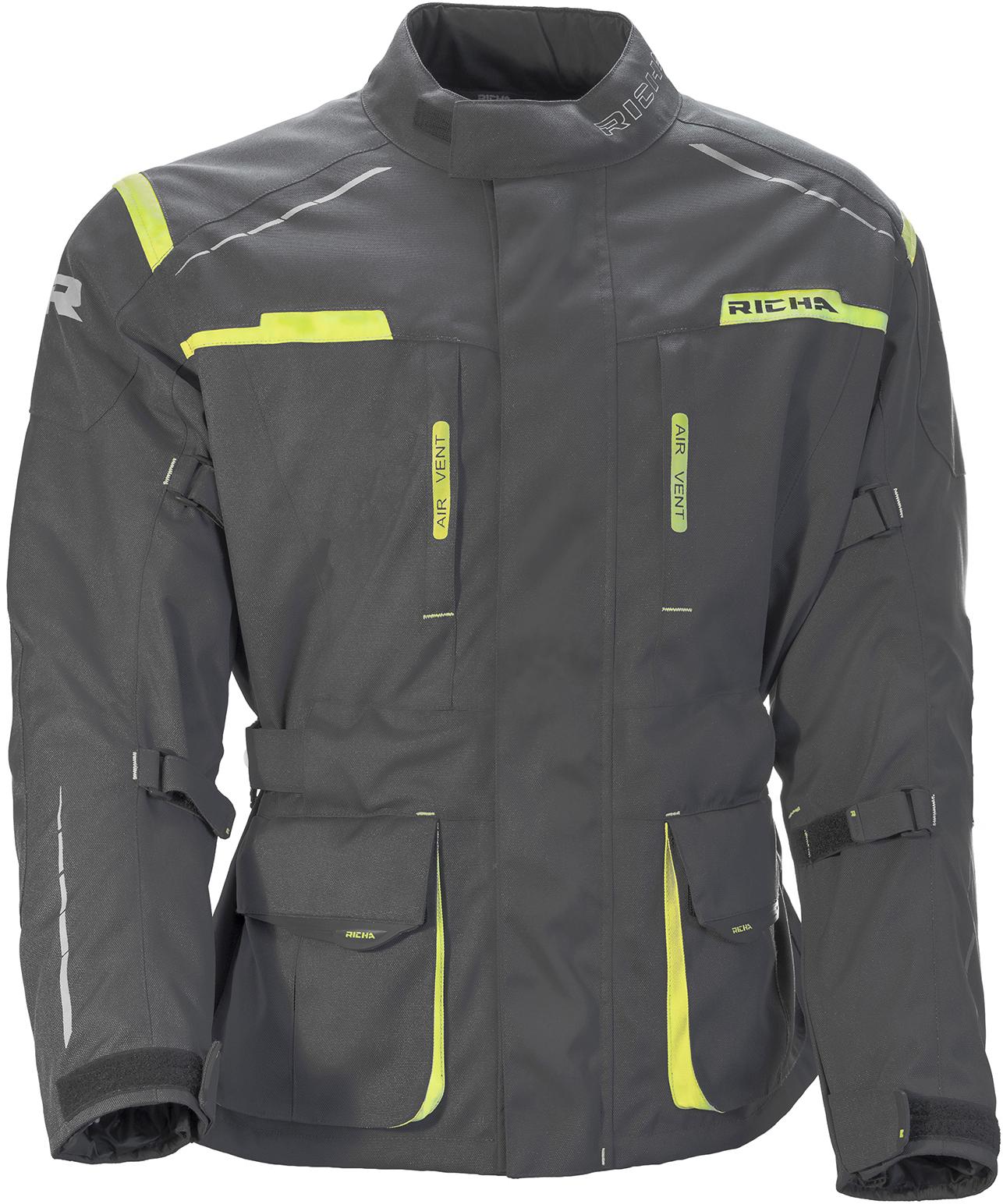 Richa Axel Jacket - Grey/Fluo