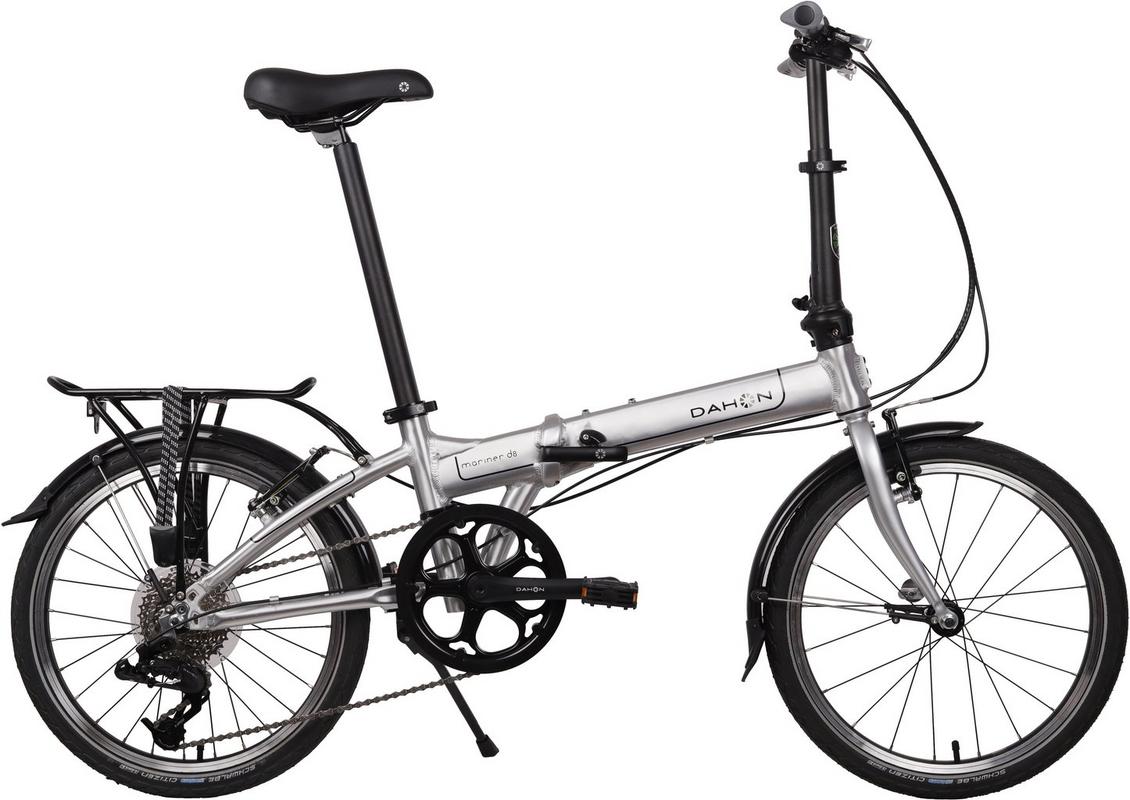 Halfords Dahon Mariner D8 Folding Bike - 20 Inch Wheel - Light Grey | Extra 8% off for BC Members