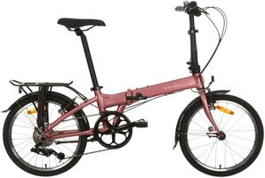 Halfords Dahon Mariner D8 Folding Bike - 20 Inch Wheel - Pink | Extra 8% off for BC Members