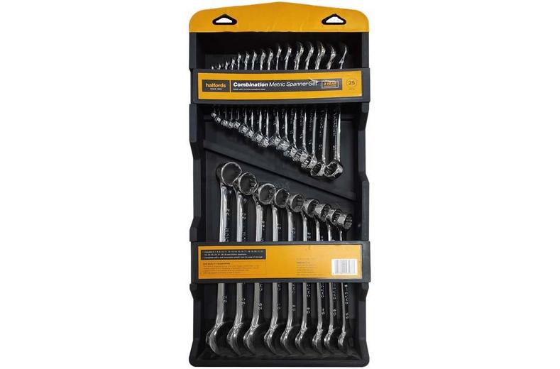 Halfords Combination Metric Spanner Set 25 Pieces Halfords Combination Metric Spanner Set 25 Pieces