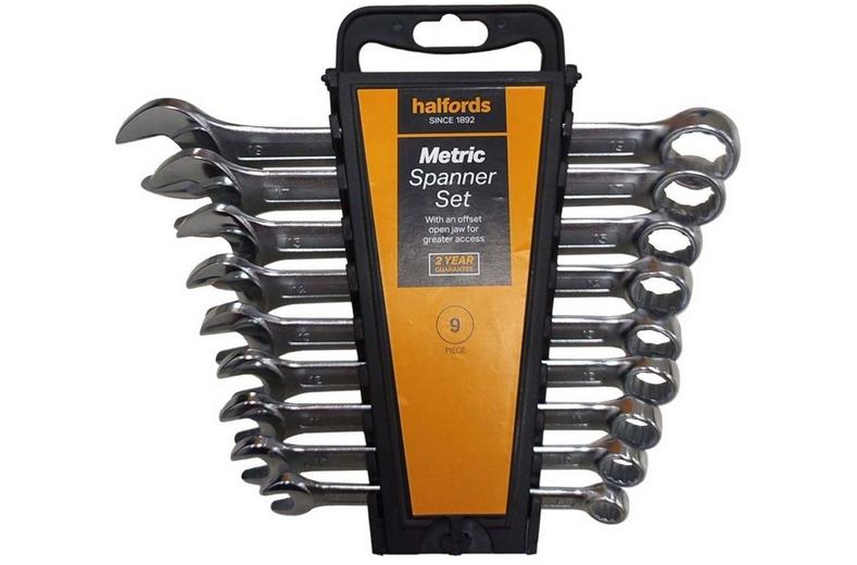 Halfords Metric Spanner Set 9 Pieces Halfords Metric Spanner Set 9 Pieces