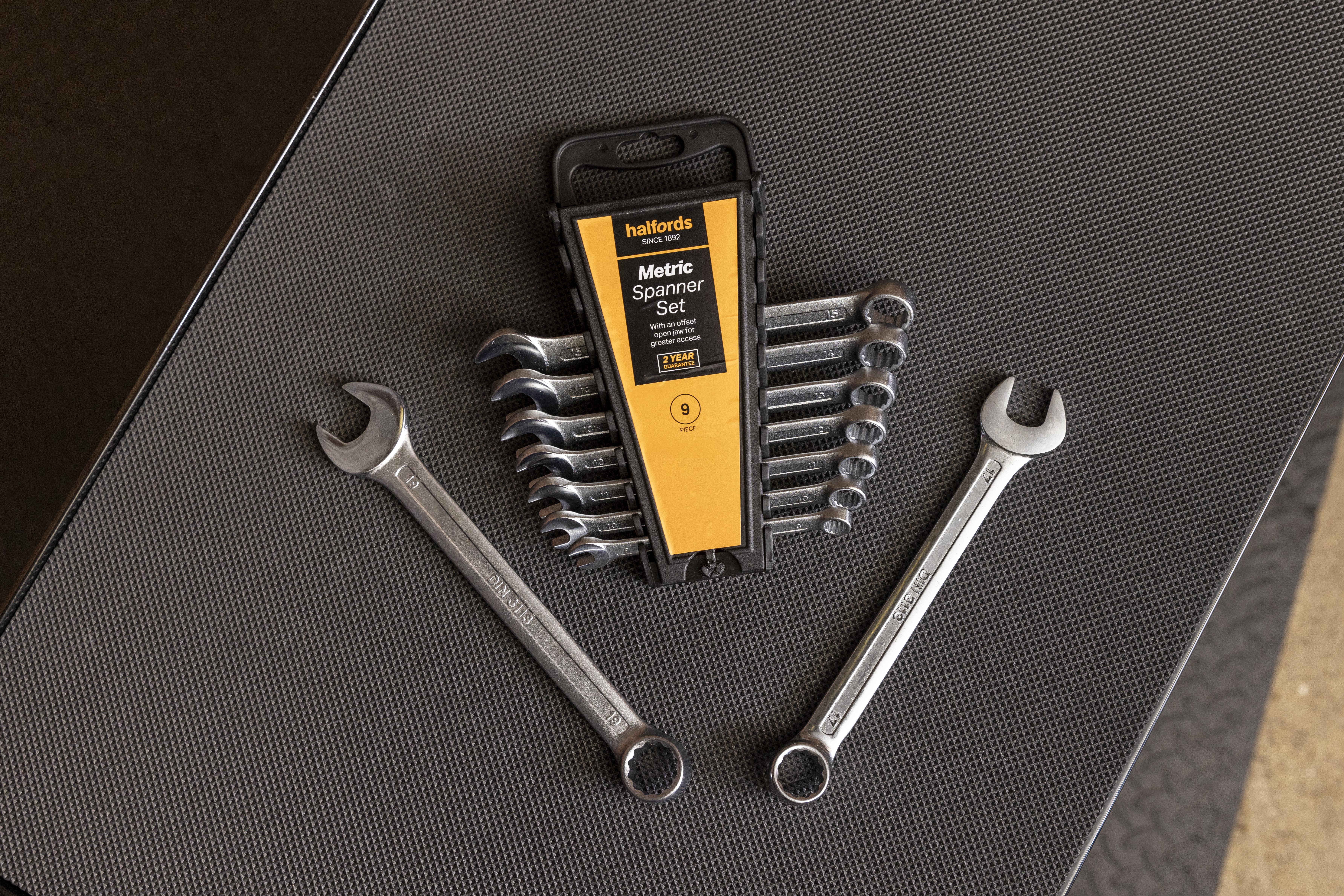 Halfords Metric Spanner Set 9 Pieces