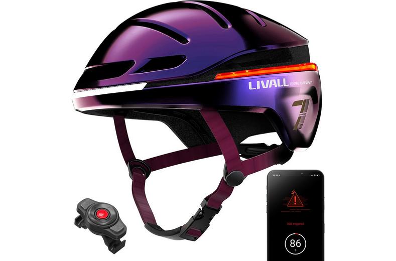 Livall Evo21 Smart Leisure Helmet Ultraviolet Large 58-62cm Livall Evo21 Smart Leisure Helmet Ultraviolet Large 58-62cm