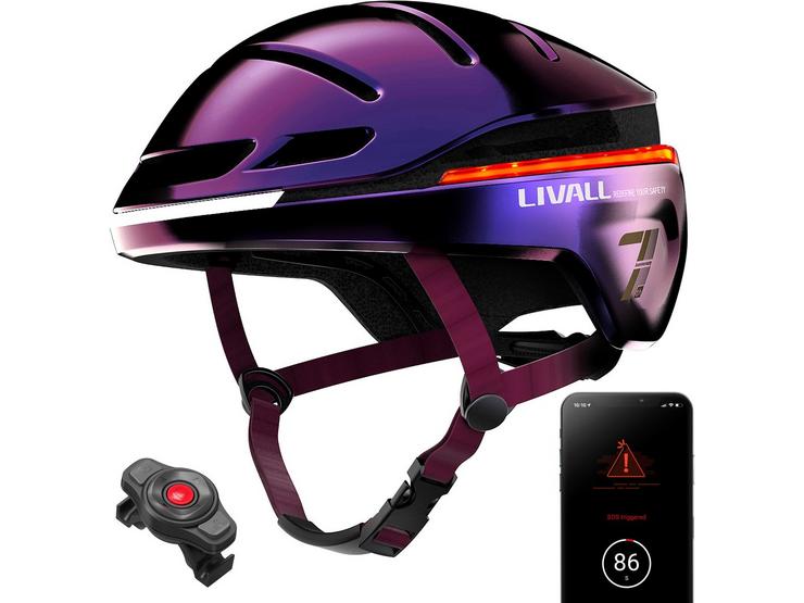 Livall Evo21 Smart Leisure Helmet Ultraviolet Large 58-62cm