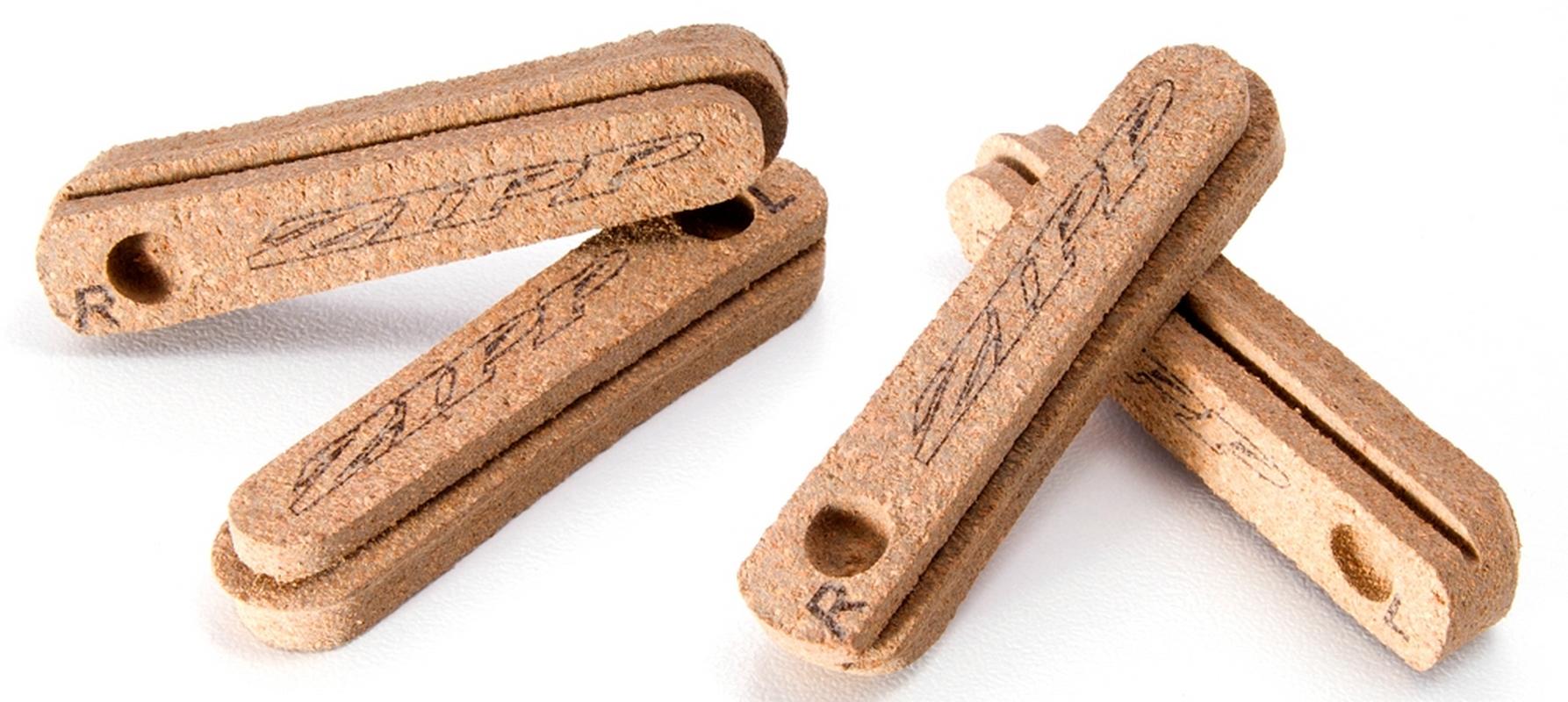 Halfords Zipp Tangente Cork Composite Brake Pads Inserts - 1 Pair | Extra 8% off for BC Members