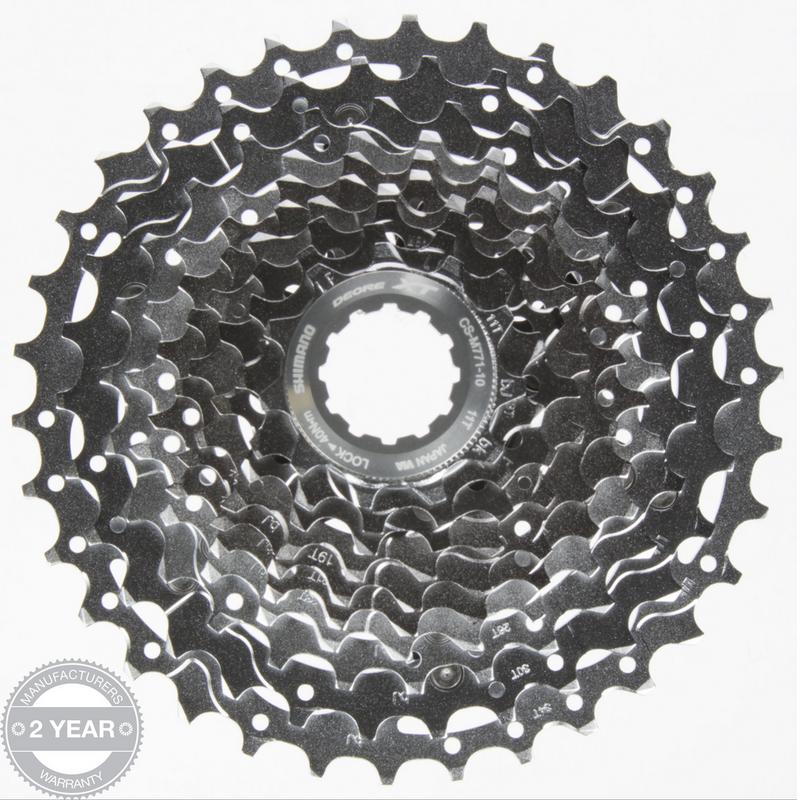 Halfords Shimano Xt Cs-M771 10 Speed Cassette 11-34T | Extra 8% off for BC Members